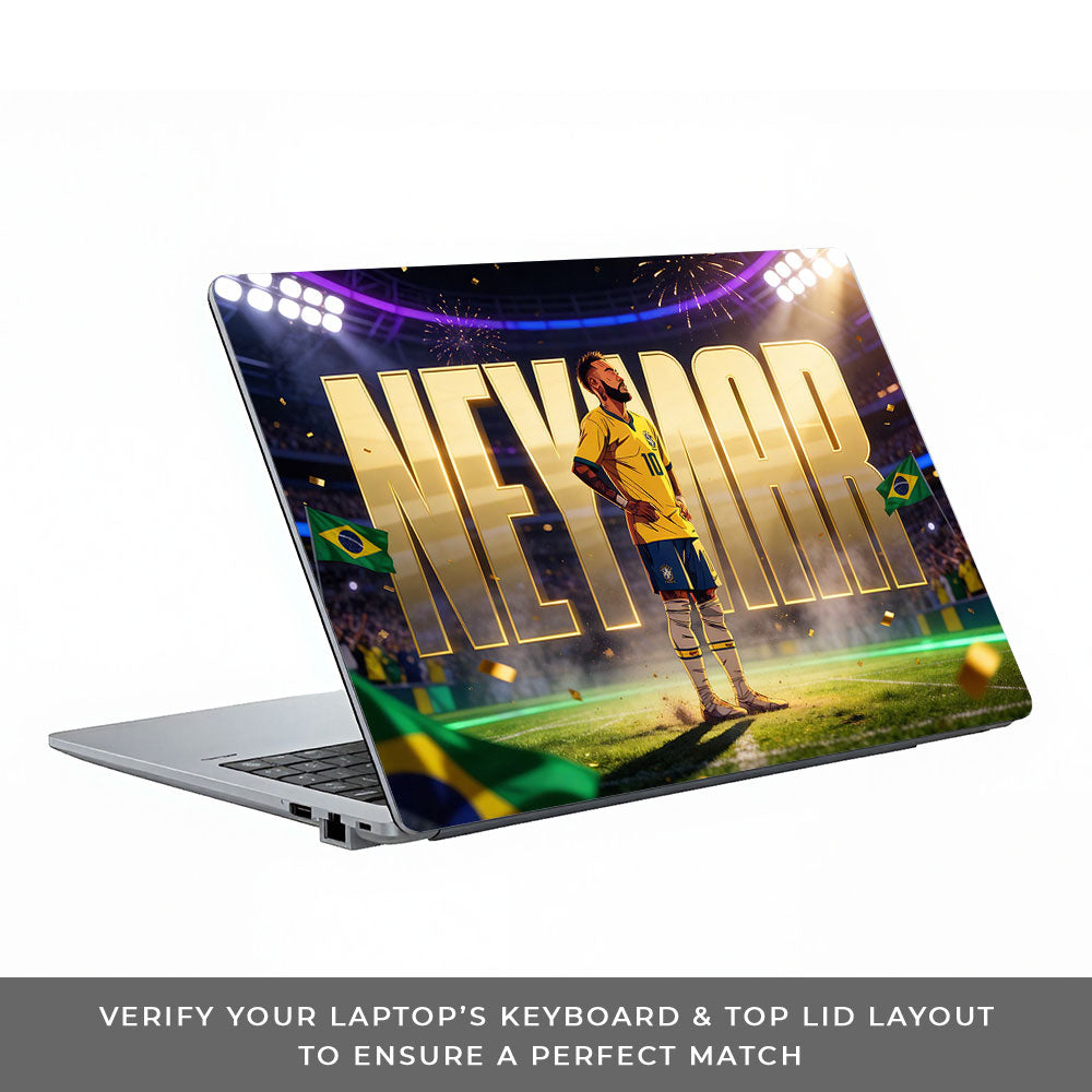 Neymar Golden Aura Asus ExpertBook P1503 3D Laptop Skin