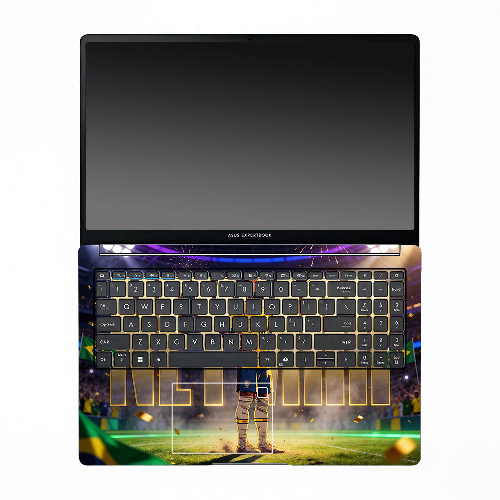 Neymar Golden Aura Asus ExpertBook P1503 3D Laptop Skin