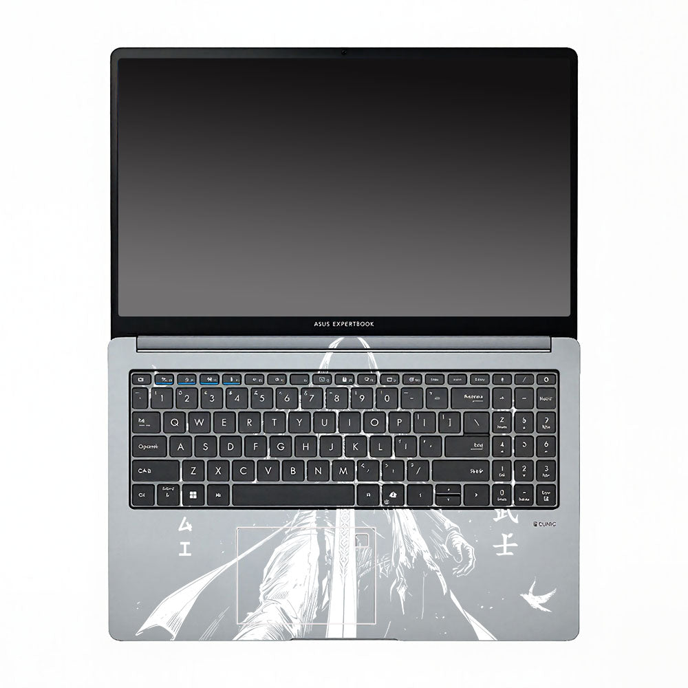 Transparent Ghost Samurai Asus ExpertBook P1503 Laptop Skin