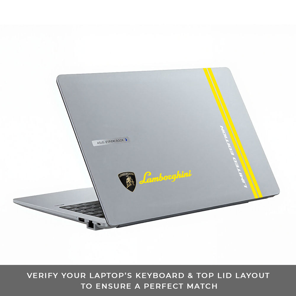 Transparent Lamborghini Limited Edition Asus ExpertBook P1503 Laptop Skin