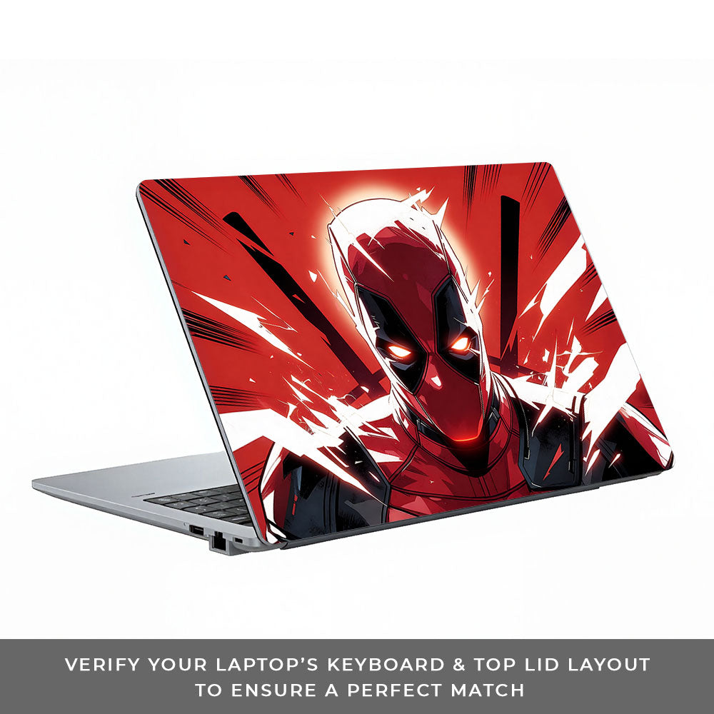 Deadpool Red Fury Asus ExpertBook P1503 3D Laptop Skin