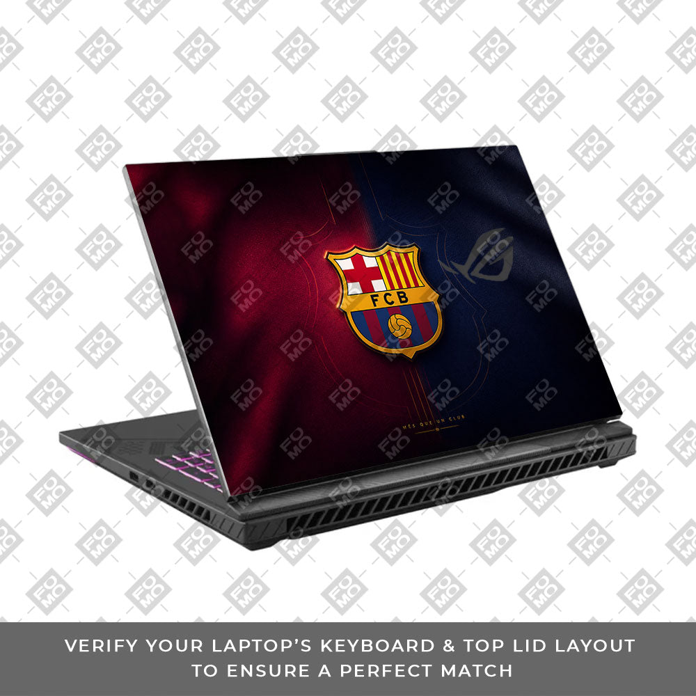 Catalan Pride Barcelona Legacy Asus ROG Strix G16 G614J 3D Laptop Skin