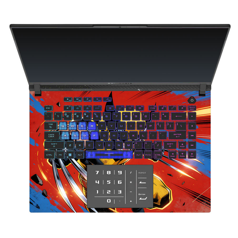 Adamantium Rage Asus ROG Strix G16 G614J 3D Laptop Skin