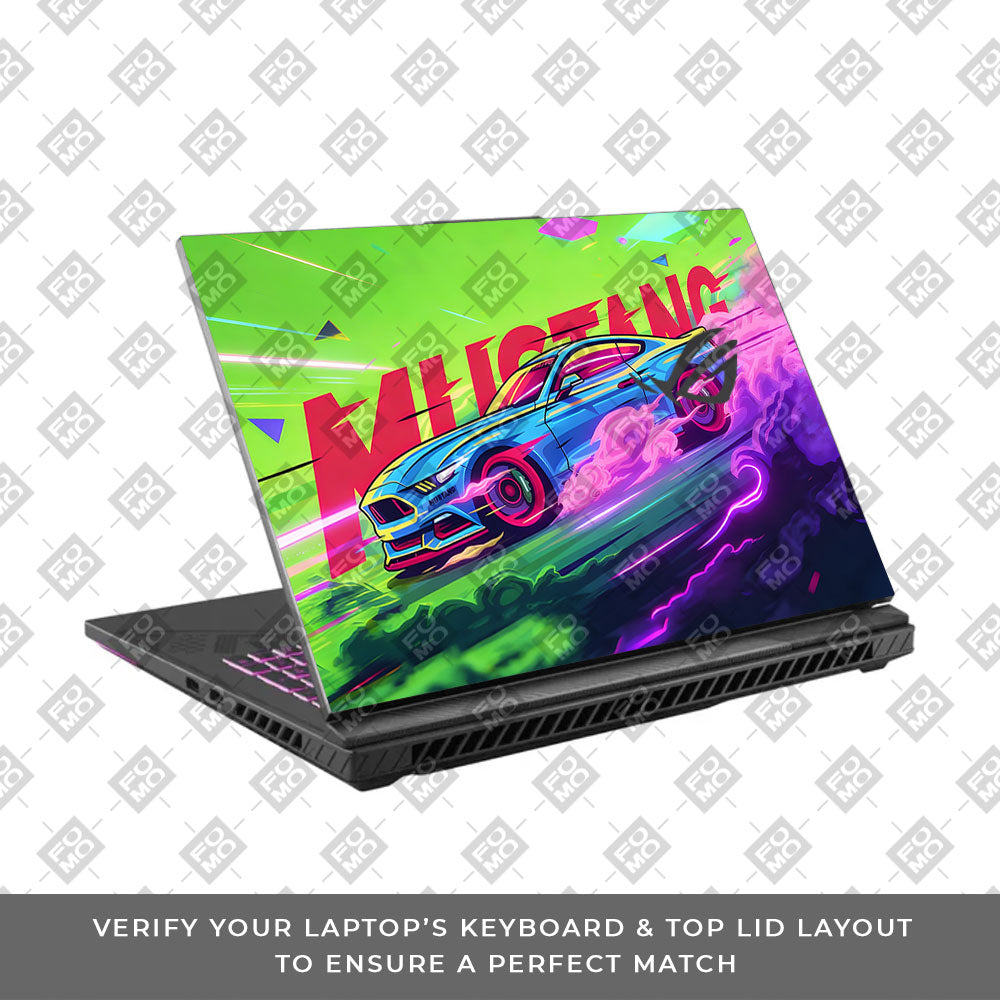 Ford Mustang Legacy Asus ROG Strix G16 G614J 3D Laptop Skin