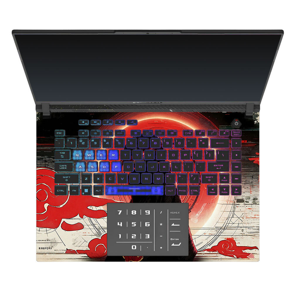 Itachi Uchiha Mark of the Akatsuki Asus ROG Strix G16 G614J 3D Laptop Skin