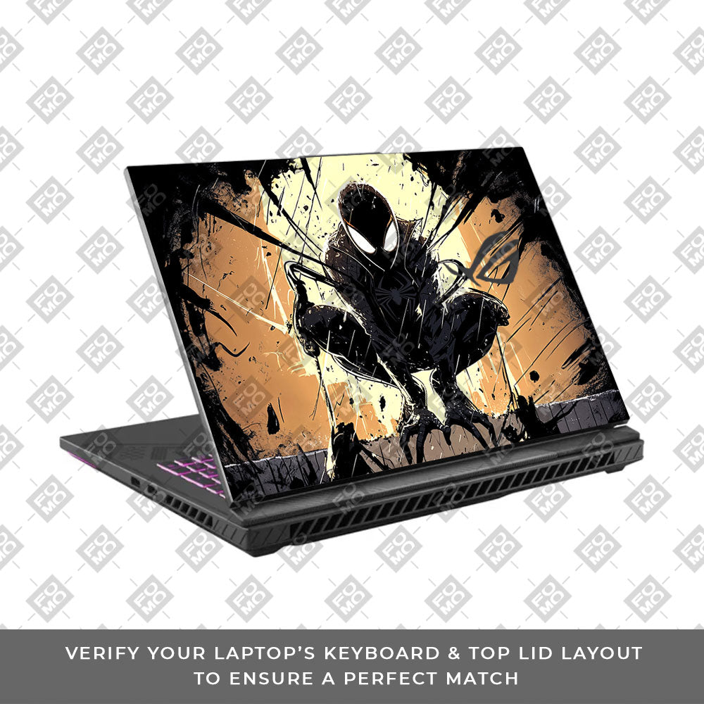 Shadow Spiderman Asus ROG Strix G16 G614J 3D Laptop Skin