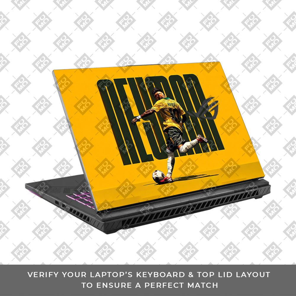 Neymar Brazil Drip Asus ROG Strix G16 G614J 3D Laptop Skin