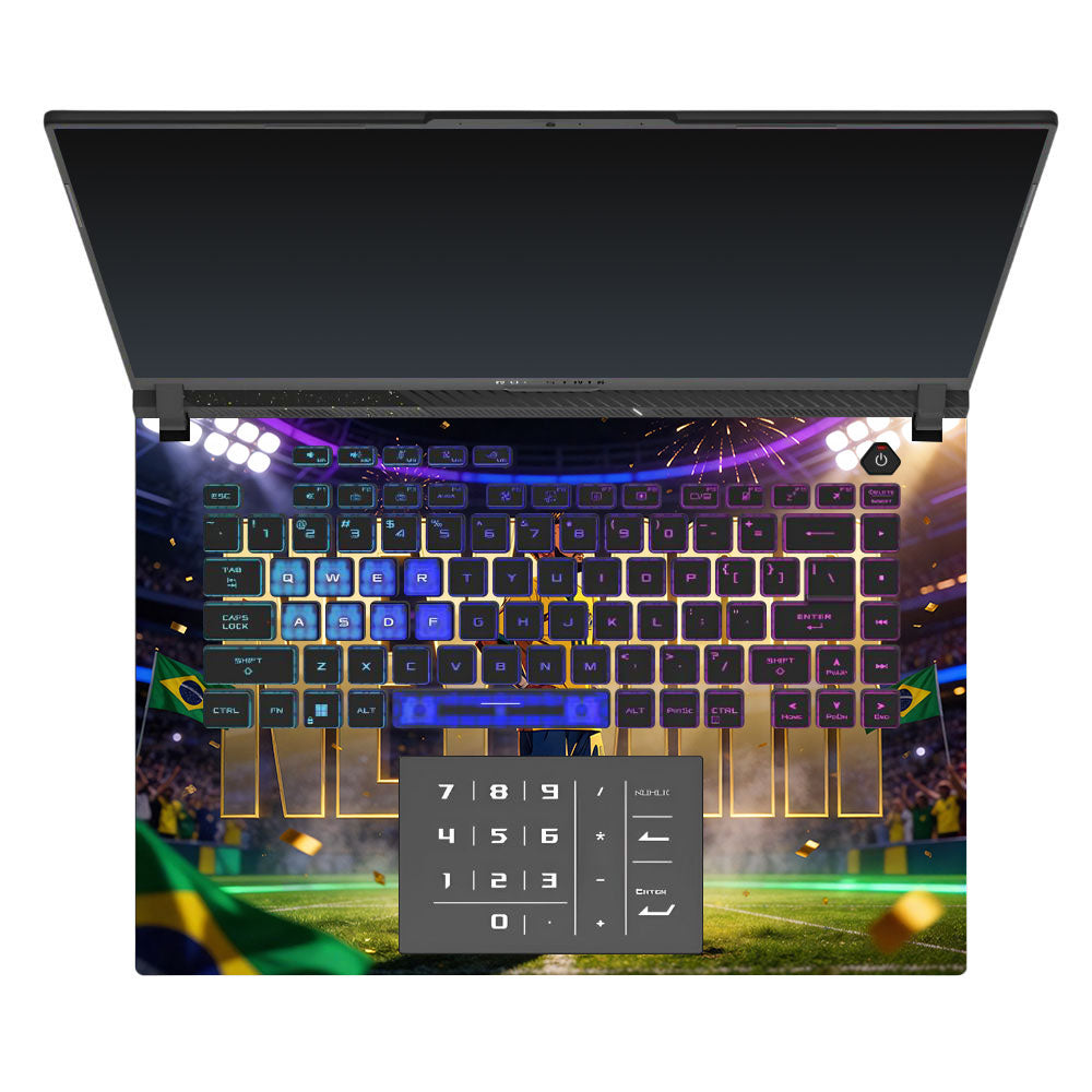 Neymar Golden Aura Asus ROG Strix G16 G614J 3D Laptop Skin