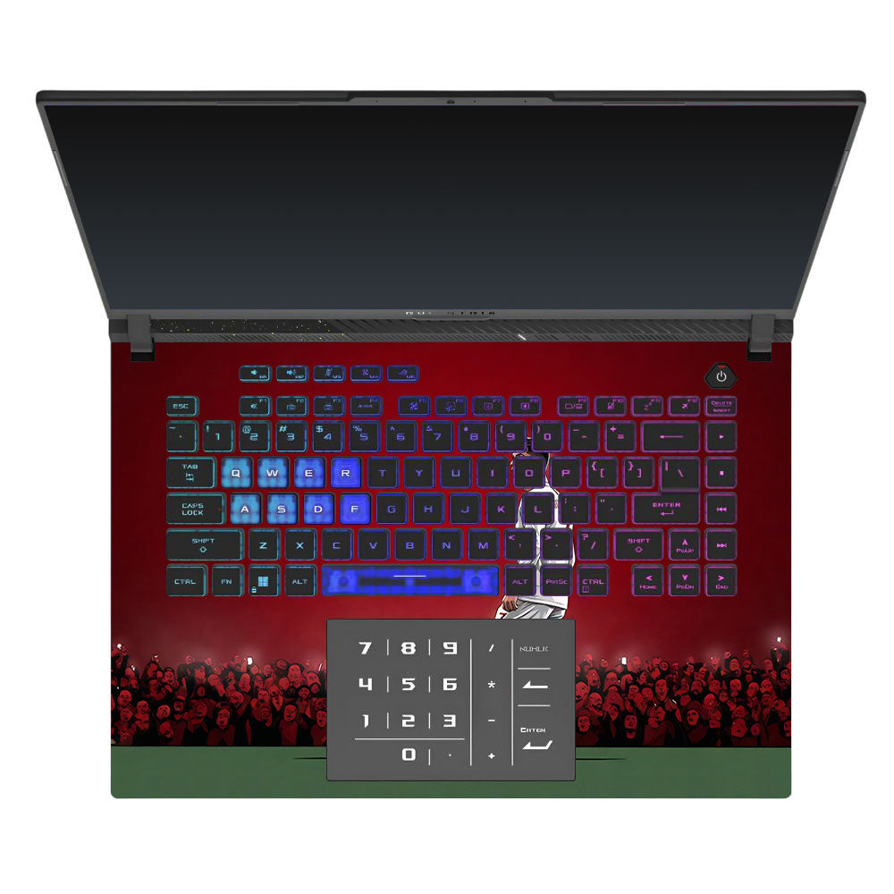 Ronaldo Cold Mode Asus ROG Strix G16 G614J 3D Laptop Skin