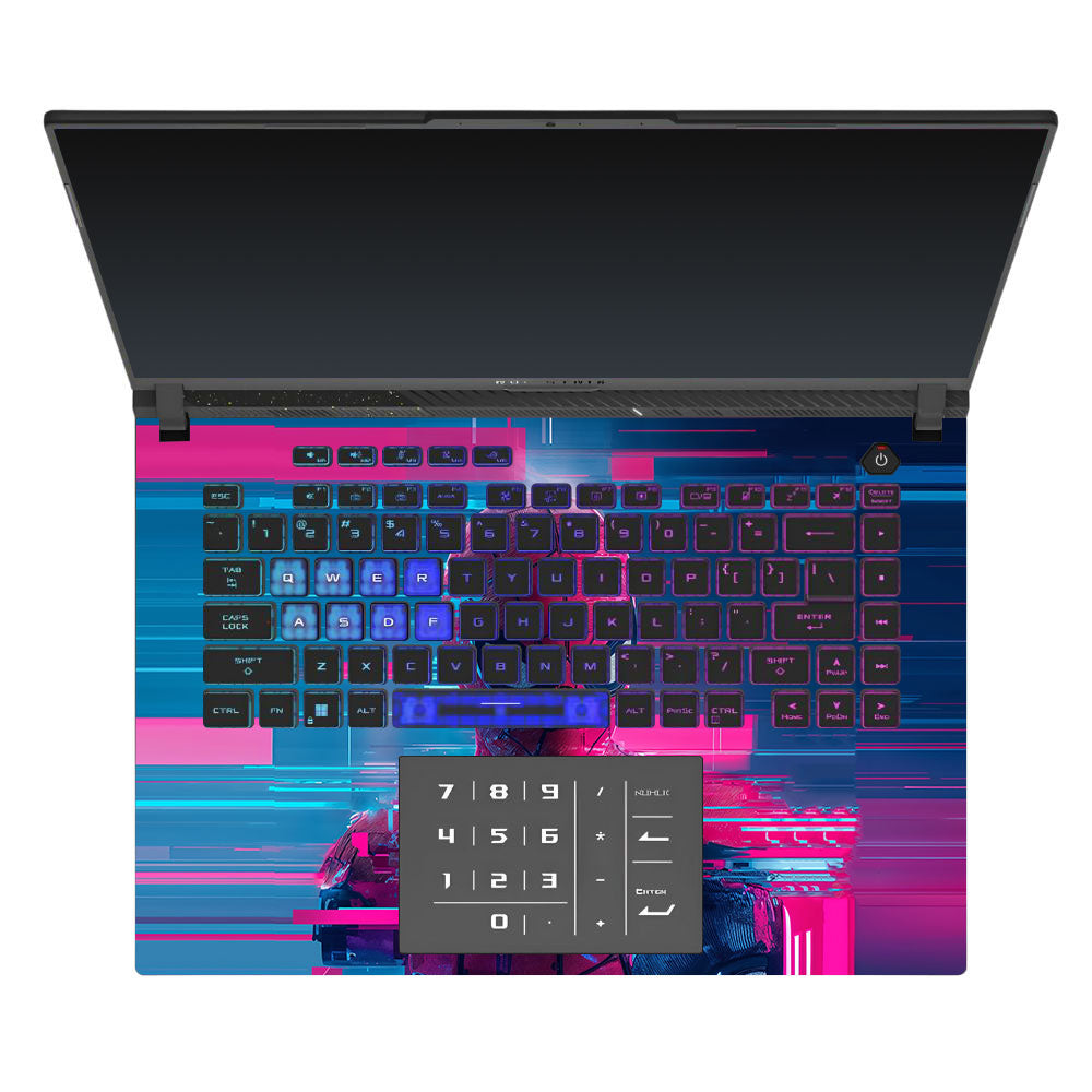 Glitch Spider Asus ROG Strix G16 G614J 3D Laptop Skin