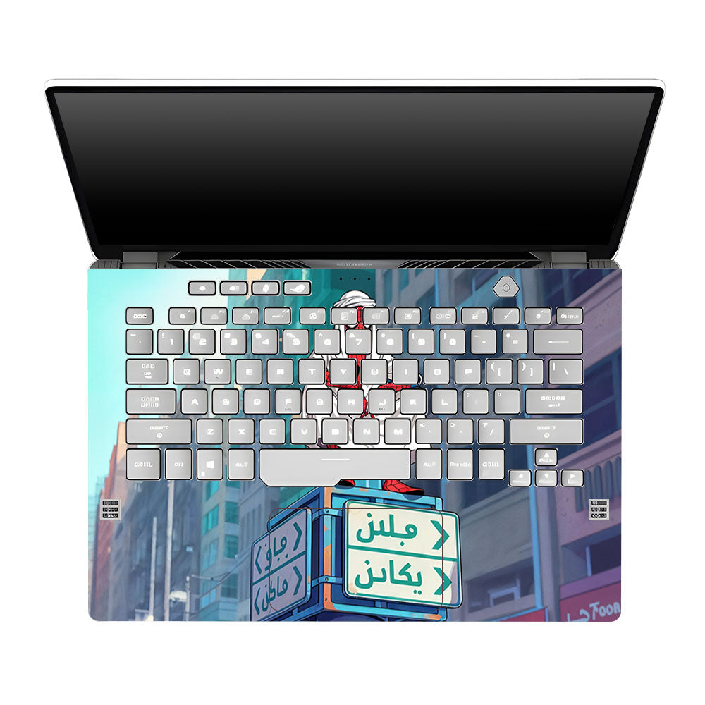 Arabian Spider Man Asus ROG Zephyrus G14 GA401 3D Laptop Skin