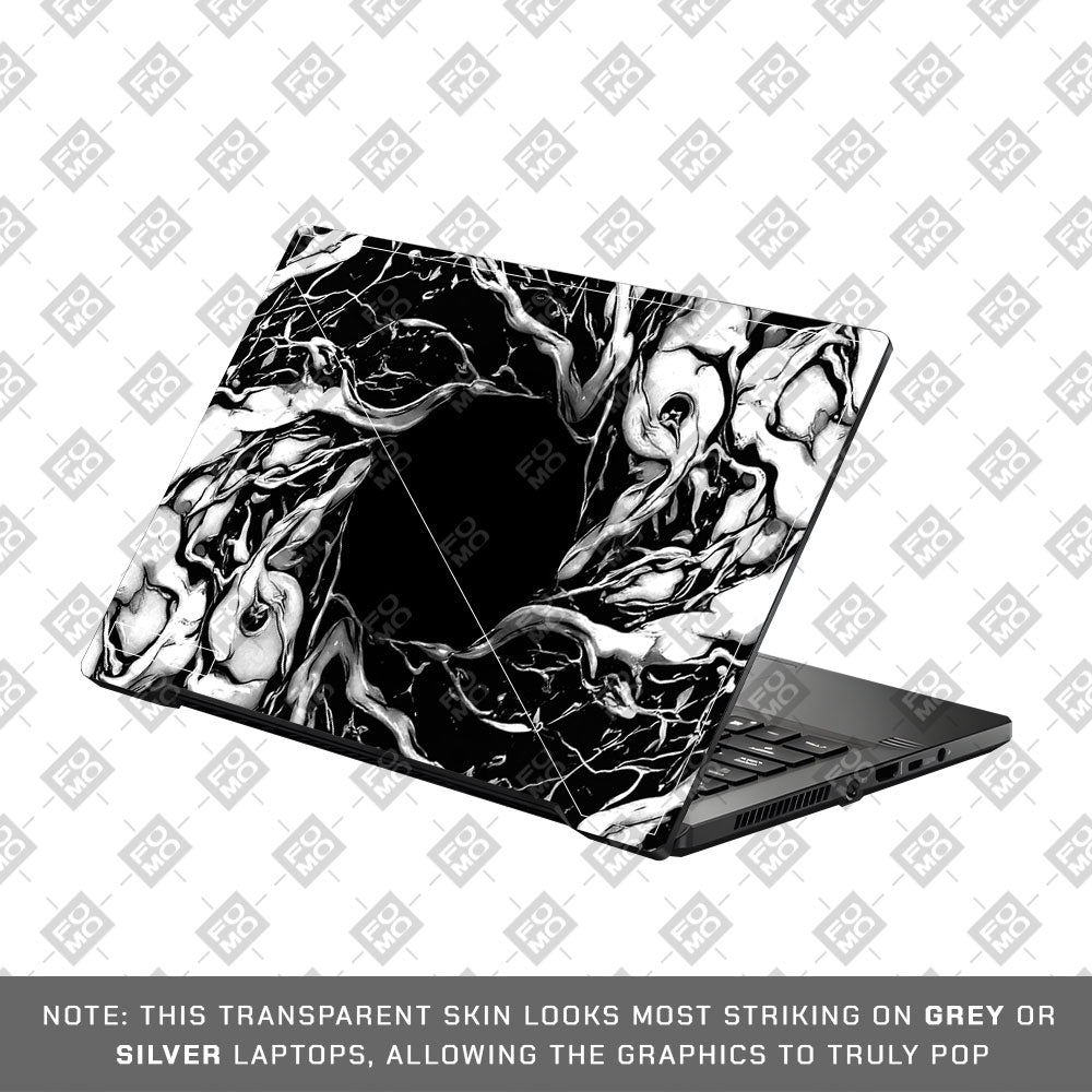 Spiderman Web Black Asus ROG Zephyrus G14 GA401 3D Laptop Skin