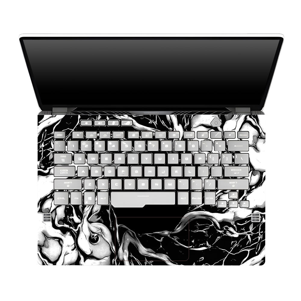 Spiderman Web Black Asus ROG Zephyrus G14 GA401 3D Laptop Skin
