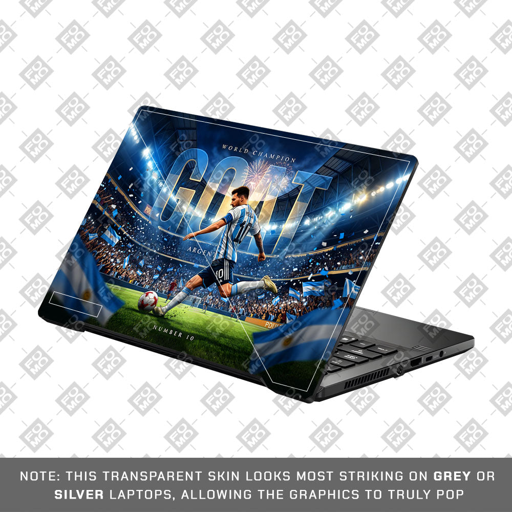 Messi World Champ Energy Asus ROG Zephyrus G14 GA401 3D Laptop Skin