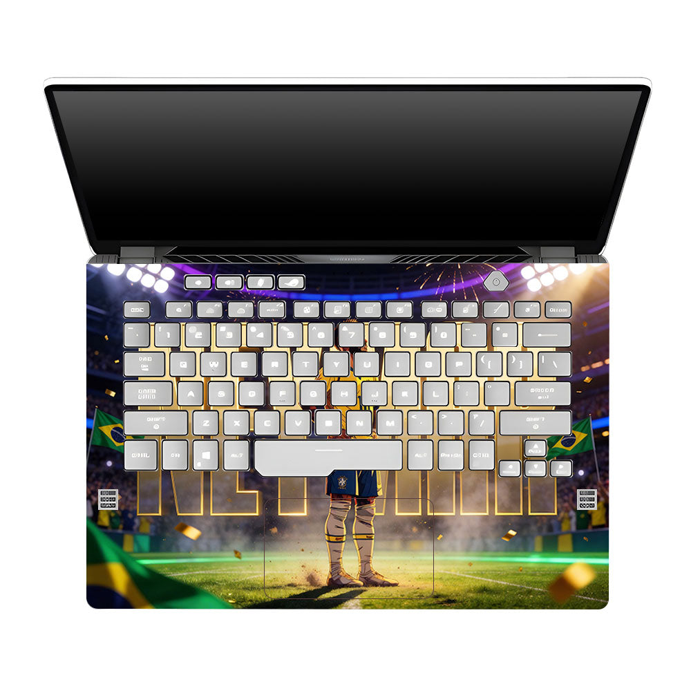 Neymar Golden Aura Asus ROG Zephyrus G14 GA401 3D Laptop Skin