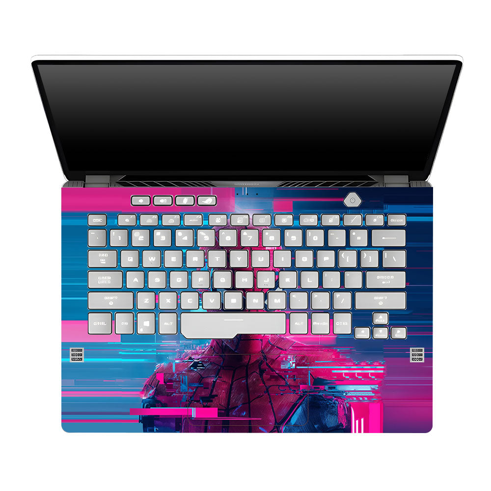 Glitch Spider Asus ROG Zephyrus G14 GA401 3D Laptop Skin