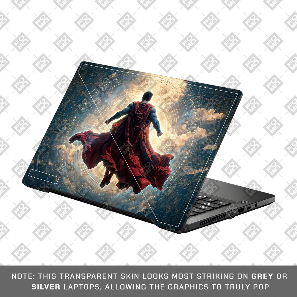 Superman Flying Beyond the Cosmos Asus ROG Zephyrus G14 GA401 3D Laptop Skin