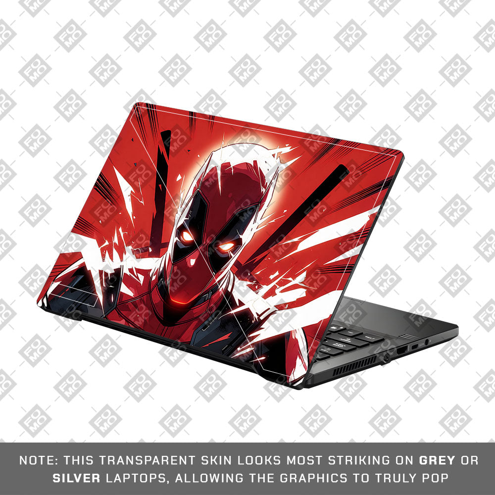 Deadpool Red Fury Asus ROG Zephyrus G14 GA401 3D Laptop Skin