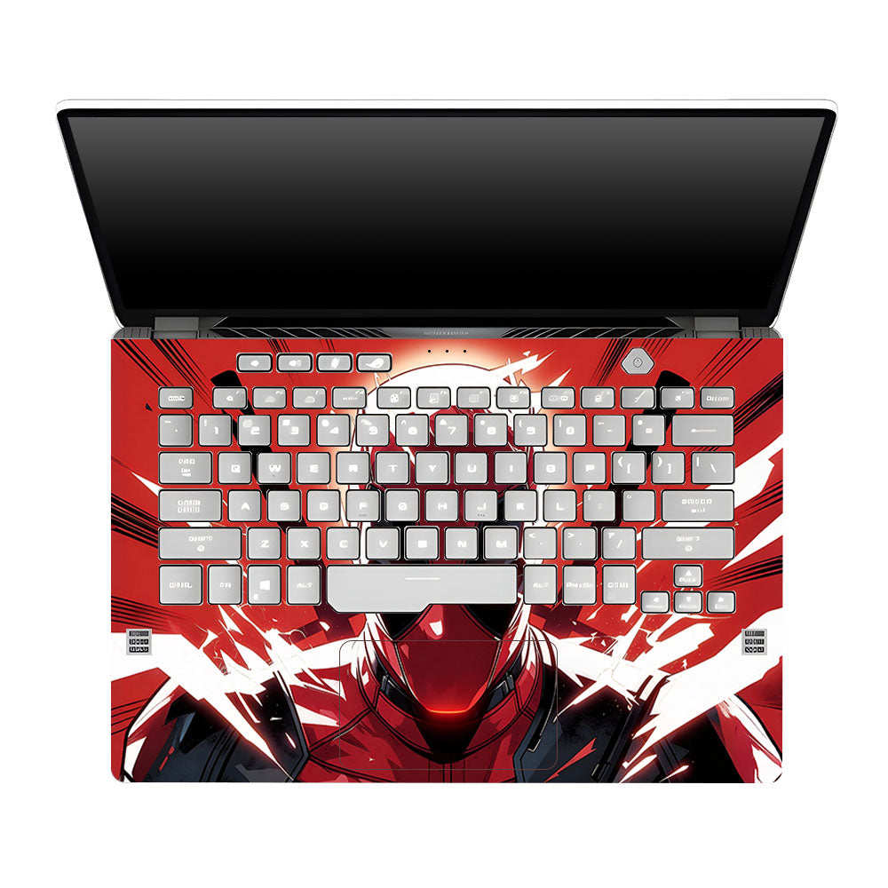 Deadpool Red Fury Asus ROG Zephyrus G14 GA401 3D Laptop Skin