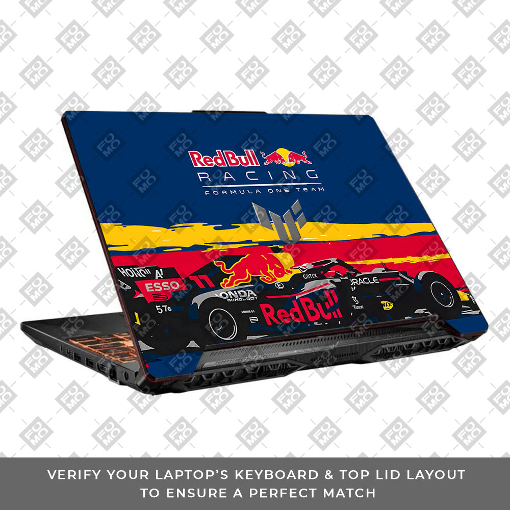 Red Bull Racing Formula One Team Asus TUF F15 FX506 & A15 FA506 3D Laptop Skin