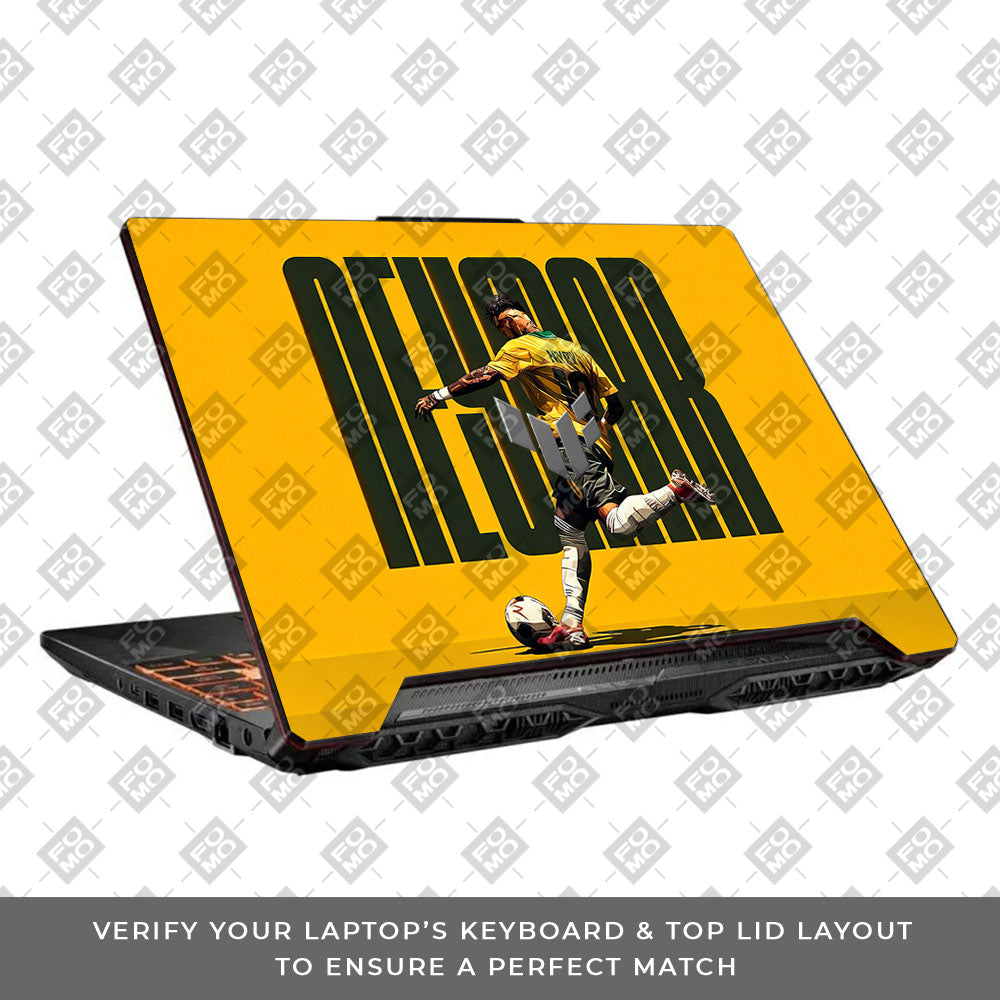 Neymar Brazil Drip Asus TUF F15 FX506 and A15 FA506 3D Laptop Skin