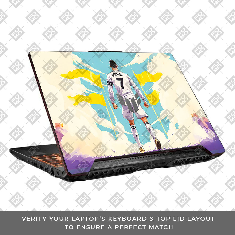 Ronaldo Final Boss Asus TUF F15 FX506 and A15 FA506 3D Laptop Skin
