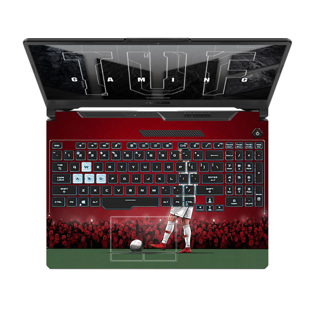 Ronaldo Cold Mode Asus TUF F15 FX506 and A15 FA506 3D Laptop Skin