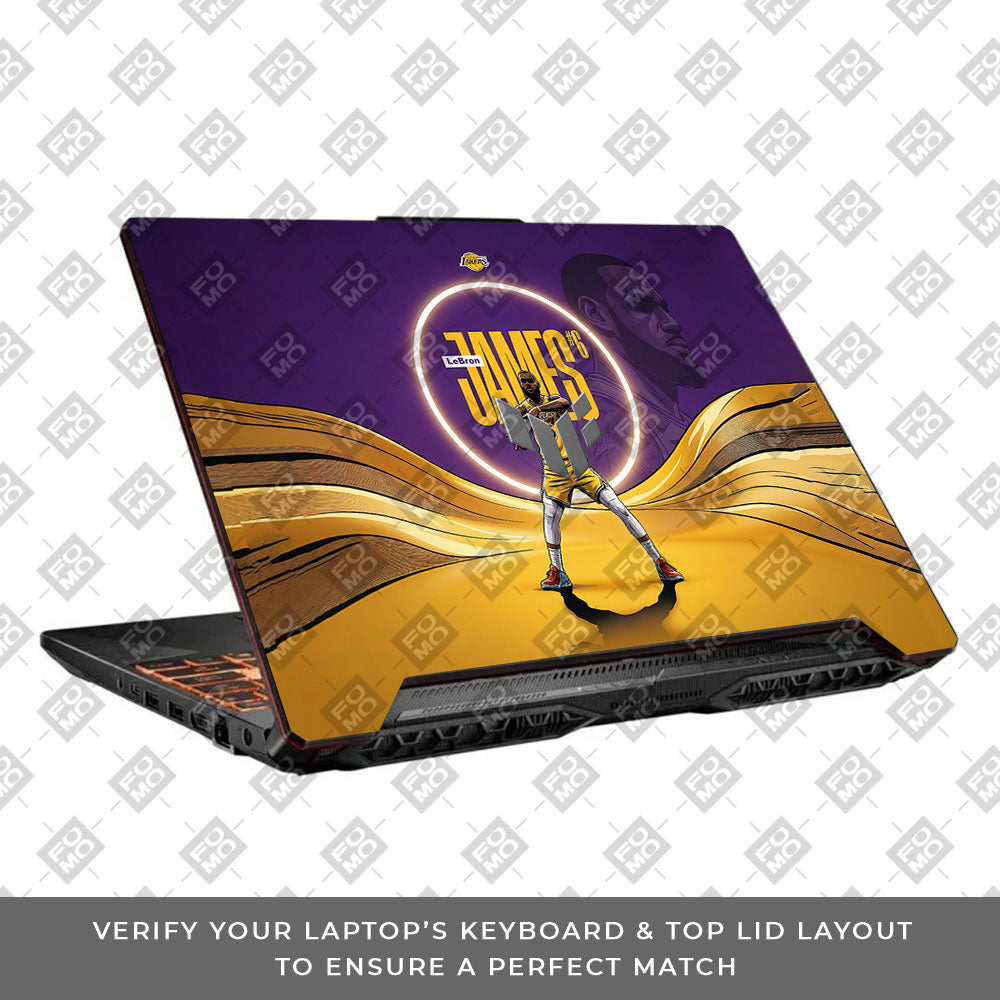 LeBron Legacy Asus TUF F15 FX506 and A15 FA506 3D Laptop Skin