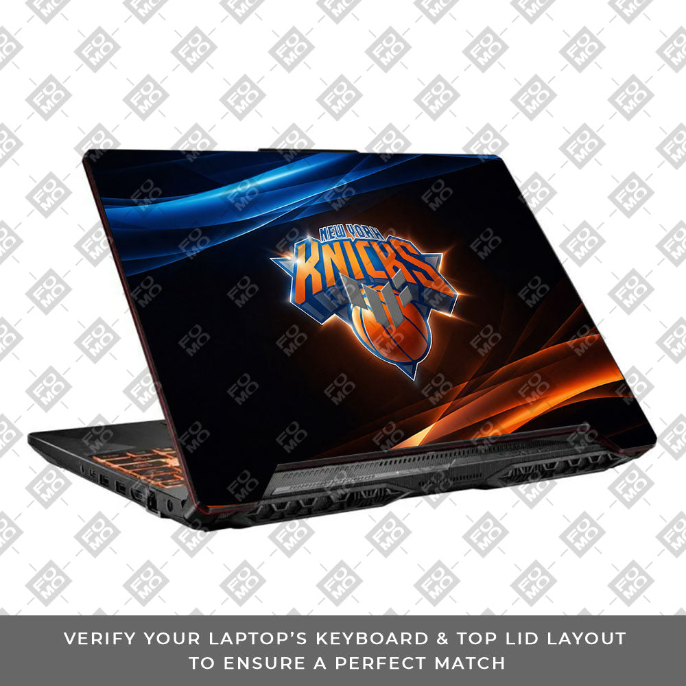 Knicks Glow Asus TUF F15 FX506 and A15 FA506 3D Laptop Skin