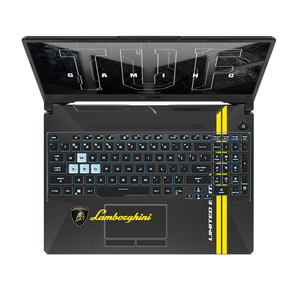 Transparent Lamborghini Limited Edition Asus TUF F15 FX506 & A15 FA506 Laptop Skin