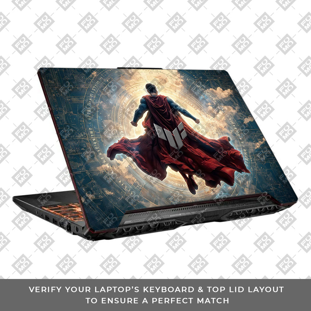 Superman Ascends Asus TUF F15 FX506 & A15 FA506 Laptop Skin