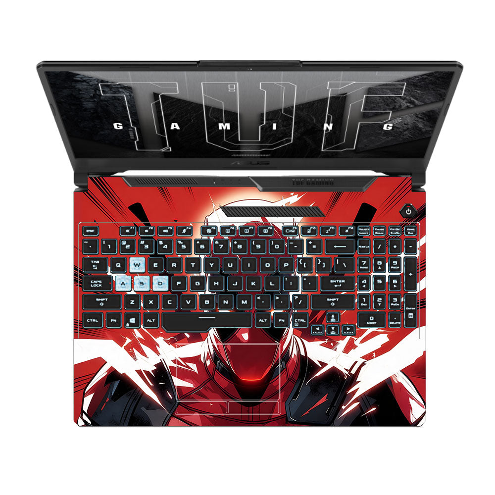 Deadpool Red Fury Asus TUF F15 FX506 & A15 FA506 3D Laptop Skin