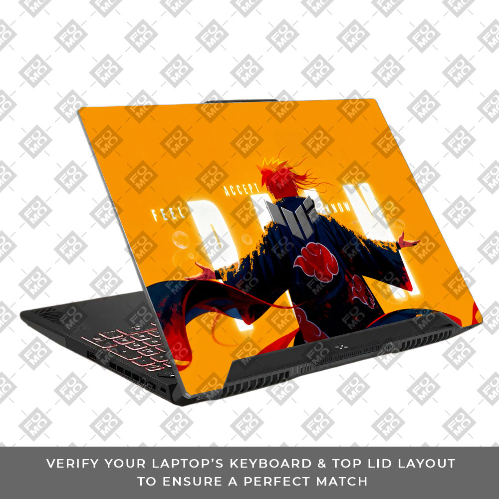 Pain Six Paths Asus TUF F15 FX507 & A15 FA507 3D Laptop Skin