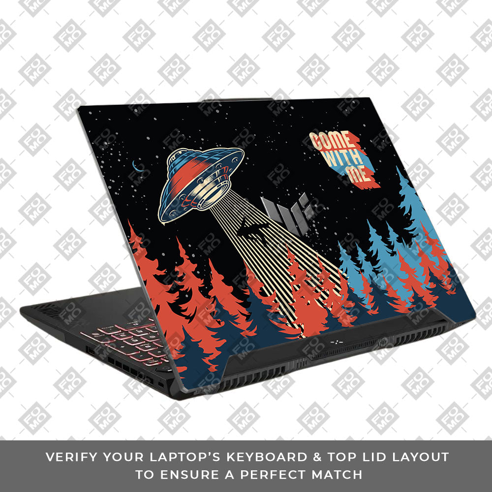 Come with Me Asus TUF F15 FX507 & A15 FA507 3D Laptop Skin