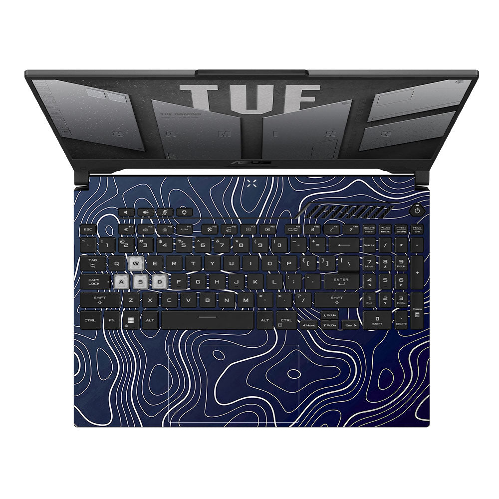 Fluid Lines Design Asus TUF F15 FX507 & A15 FA507 3D Laptop Skin
