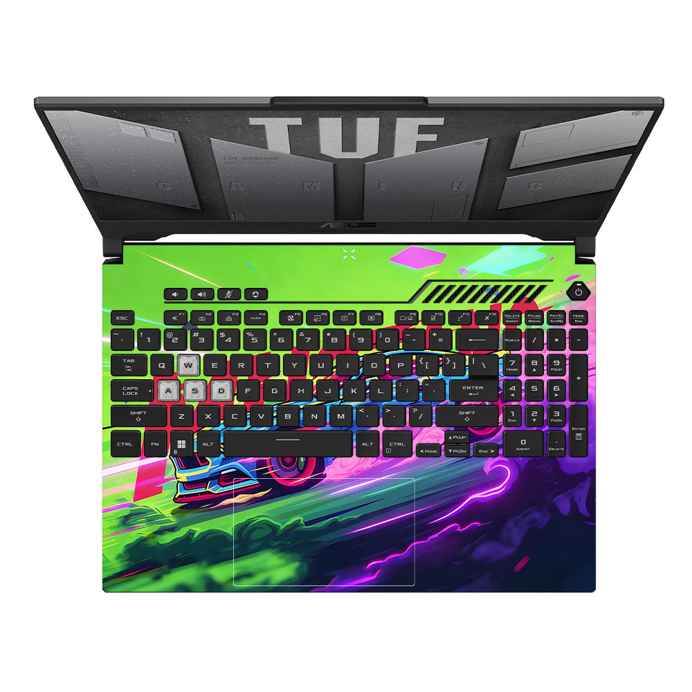 Ford Mustang Legacy Asus TUF F15 FX507 and A15 FA507 3D Laptop Skin