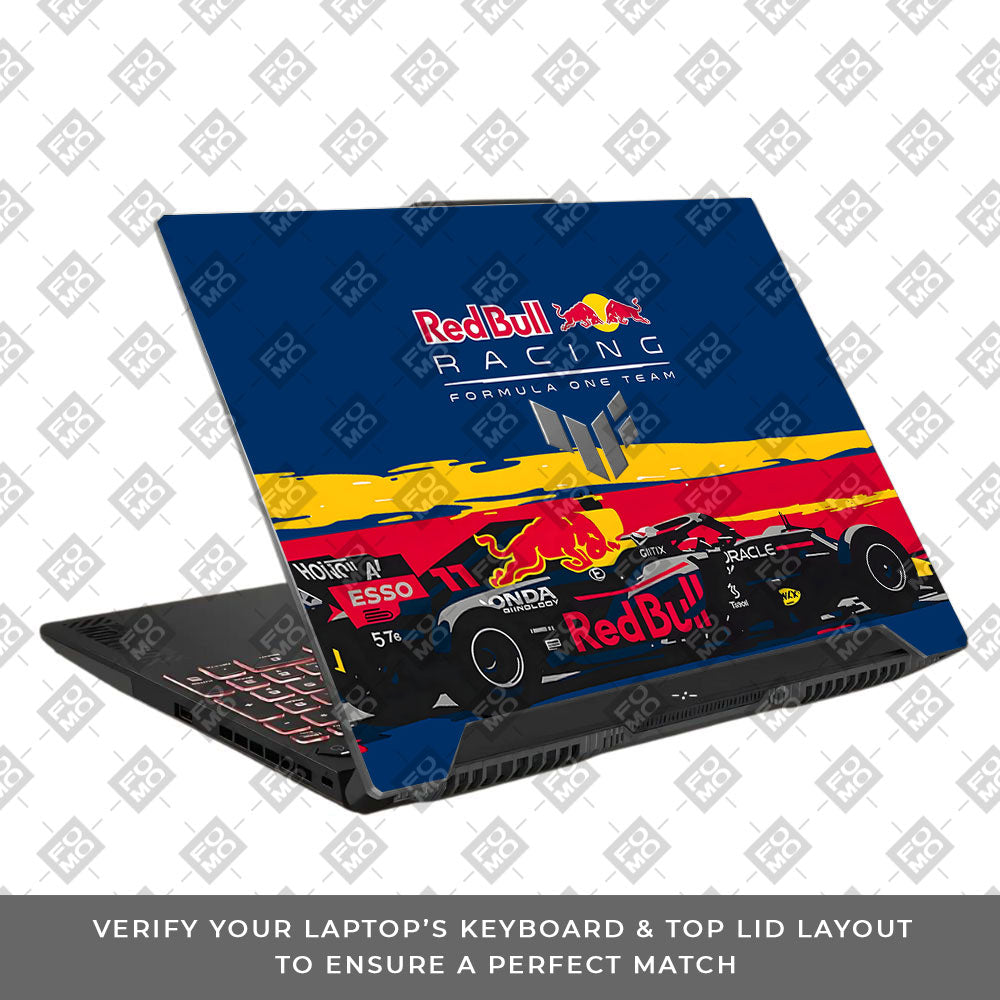 Red Bull Racing Formula One Team Asus TUF F15 FX507 & A15 FA507 3D Laptop Skin