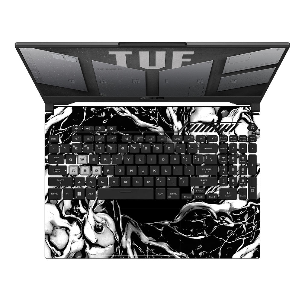 Spiderman Web Black Asus TUF F15 FX507 & A15 FA507 3D Laptop Skin