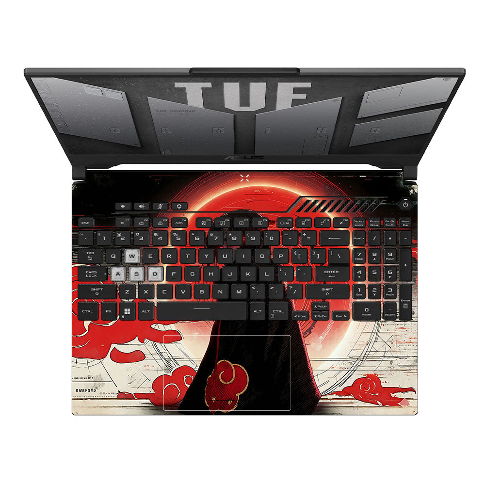 Itachi Uchiha Mark of the Akatsuki Asus TUF F15 FX507 & A15 FA507 3D Laptop Skin