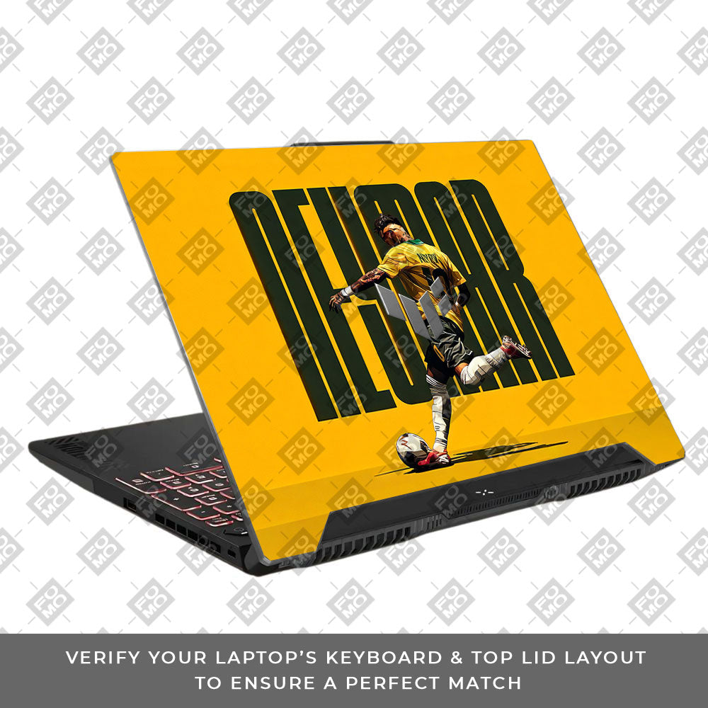 Neymar Brazil Drip Asus TUF F15 FX507 & A15 FA507 3D Laptop Skin