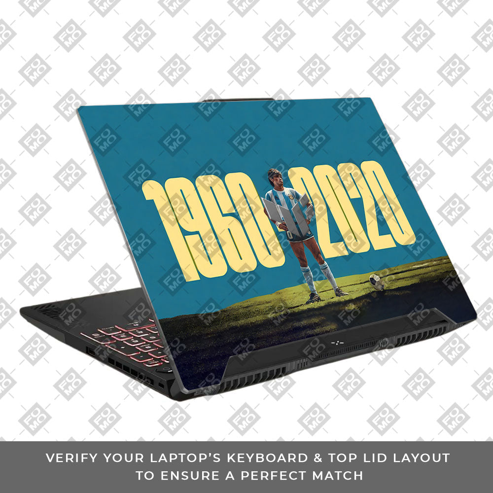 GOAT Era 1960 - 2020 Asus TUF F15 FX507 & A15 FA507 3D Laptop Skin