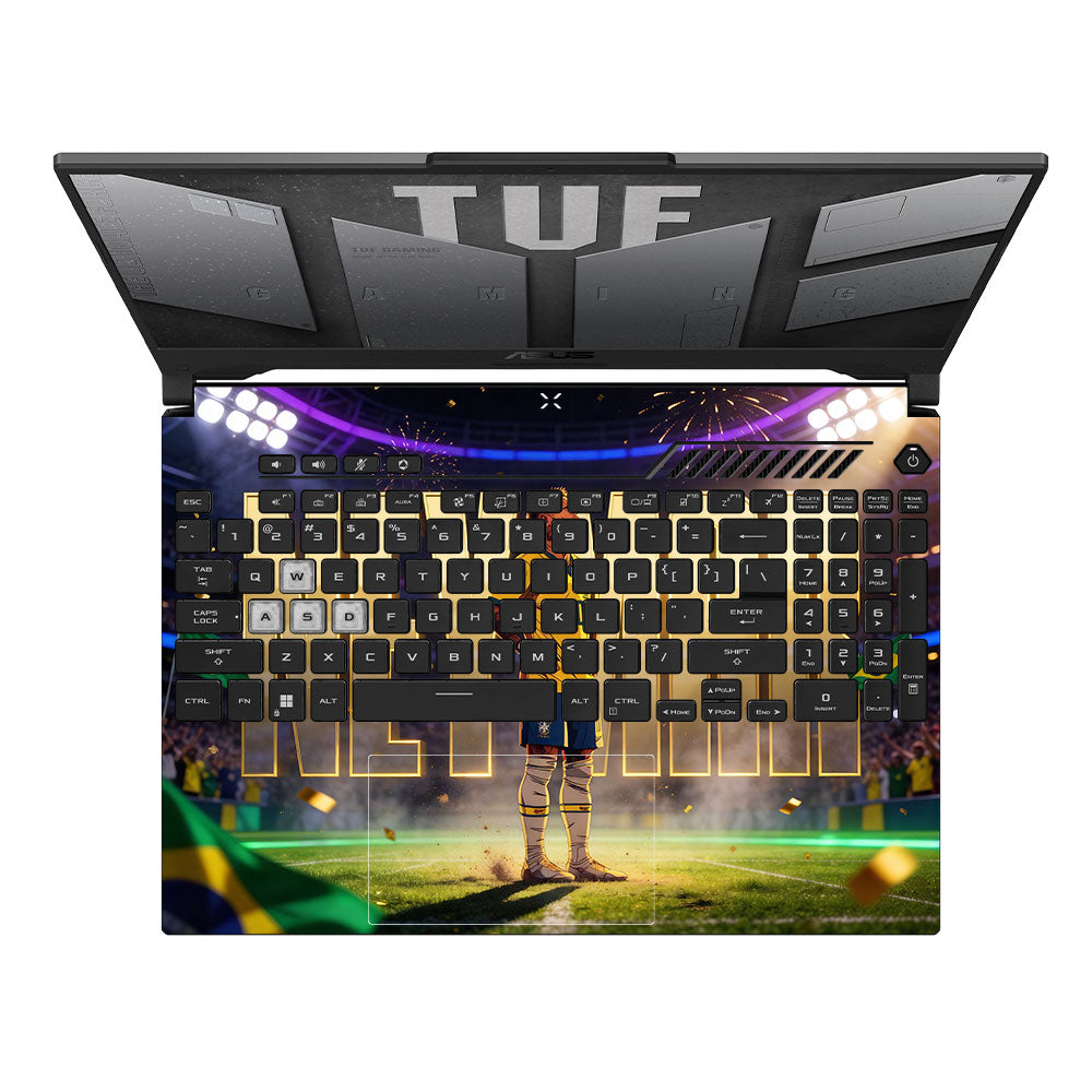 Neymar Golden Aura Asus TUF F15 FX507 & A15 FA507 3D Laptop Skin