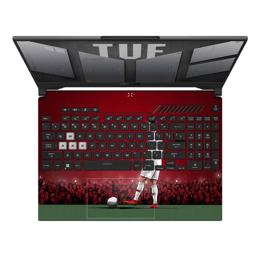 Ronaldo Cold Mode Asus TUF F15 FX507 & A15 FA507 3D Laptop Skin