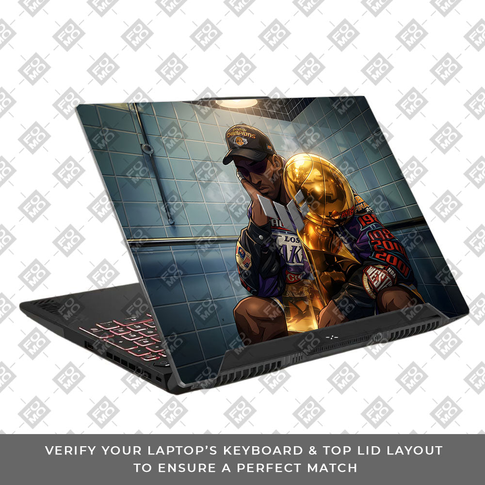 Kobe Trophy Asus TUF F15 FX507 & A15 FA507 3D Laptop Skin