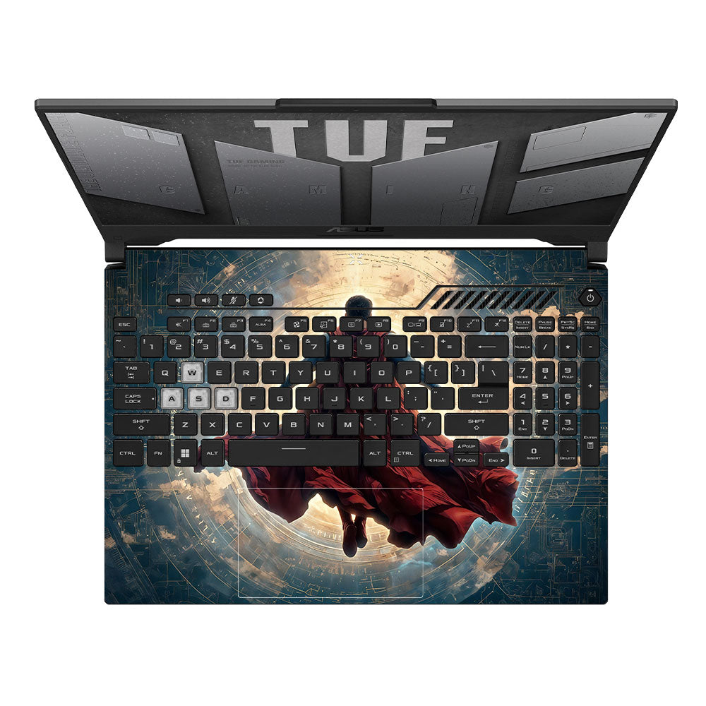 Superman Flying Beyond the Cosmos Asus TUF F15 FX507 & A15 FA507 3D Laptop Skin