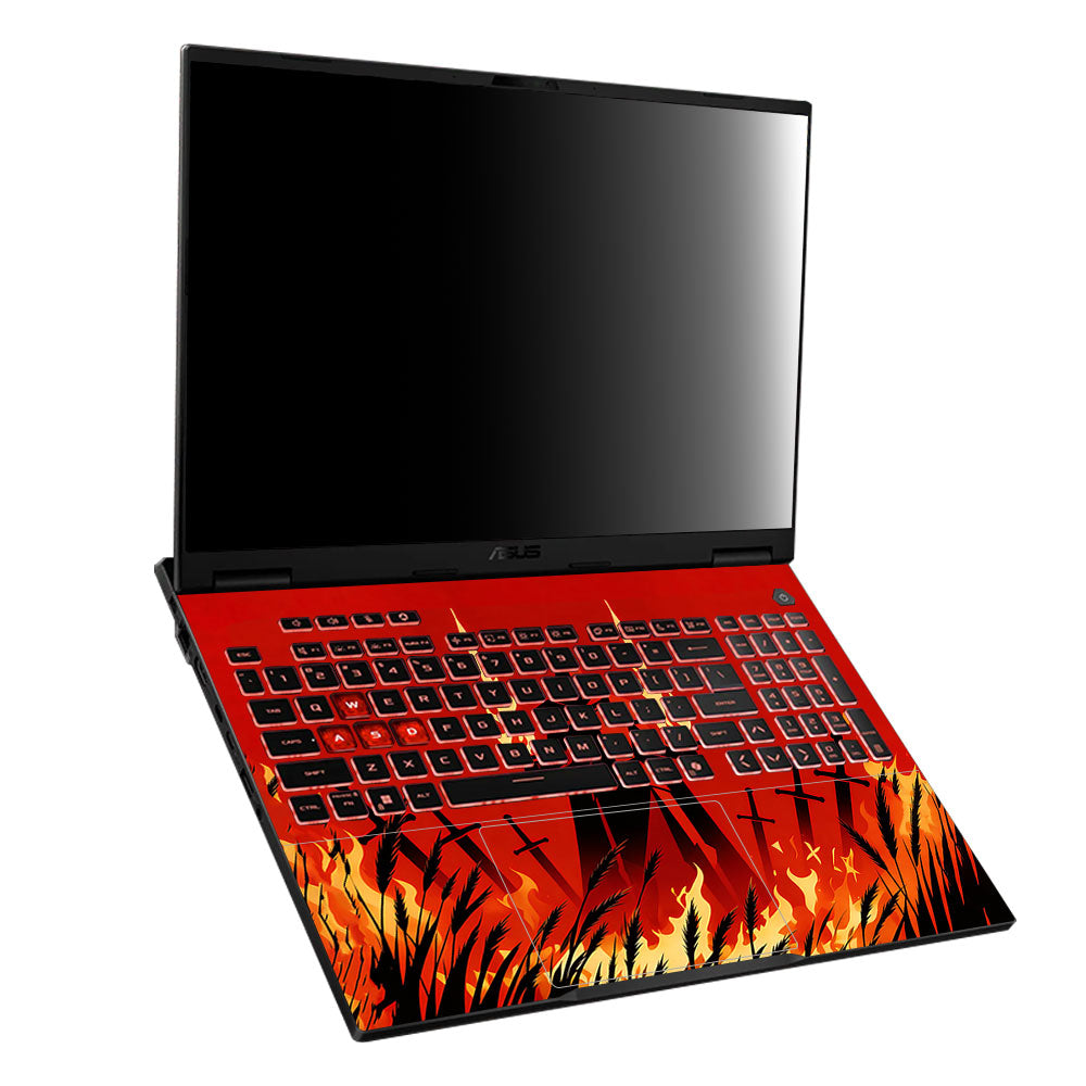 Knight of Flames Asus TUF Gaming A16 2025 3D Laptop Skin