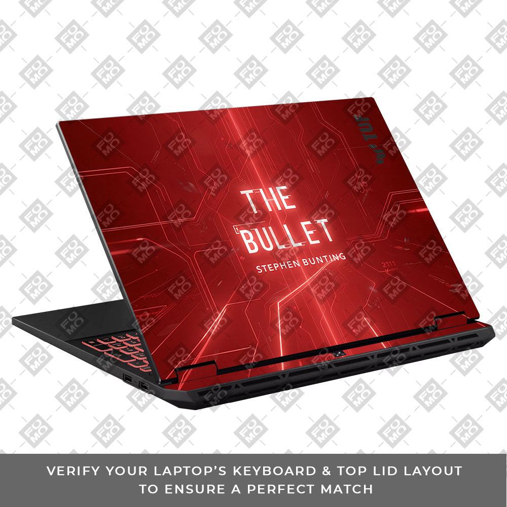 The Bullet Asus TUF Gaming A16 2025 3D Laptop Skin