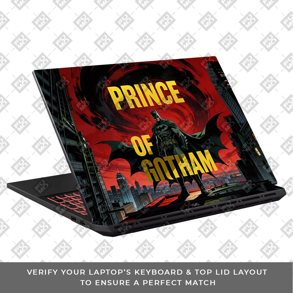 Prince of Gotham Asus TUF Gaming A16 2025 3D Laptop Skin