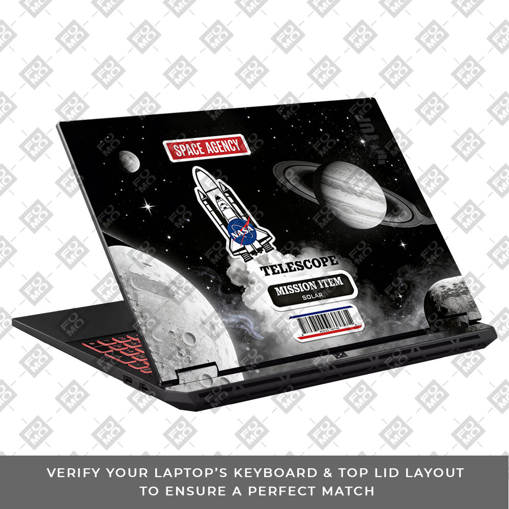 Space Mission NASA Asus TUF Gaming A16 2025 3D Laptop Skin