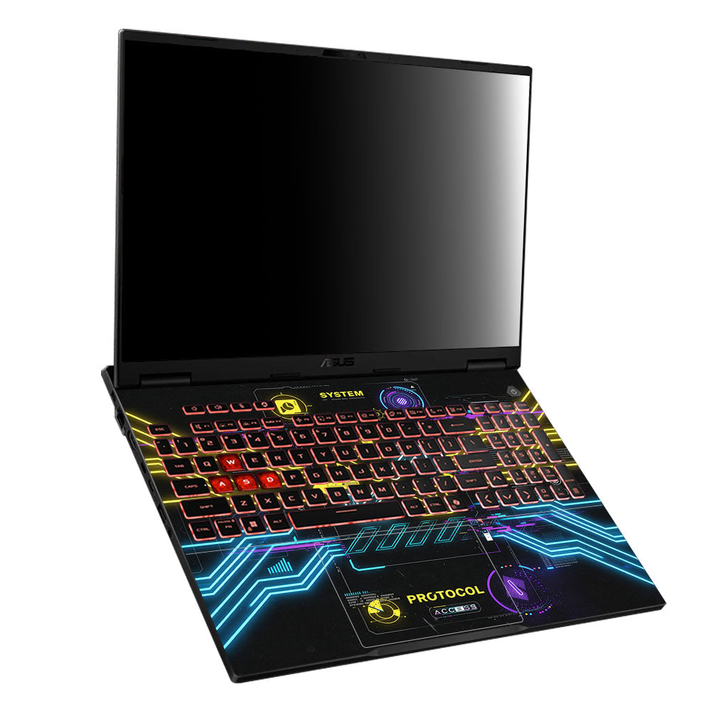 System Protocol Asus TUF Gaming A16 2025 3D Laptop Skin